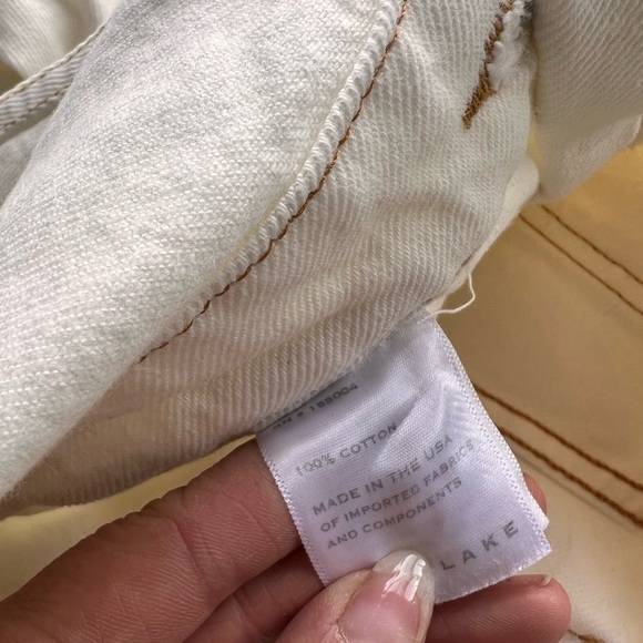 SLVRLAKE NWT Overall Shorts in Natural White Small - Picture 12 of 12